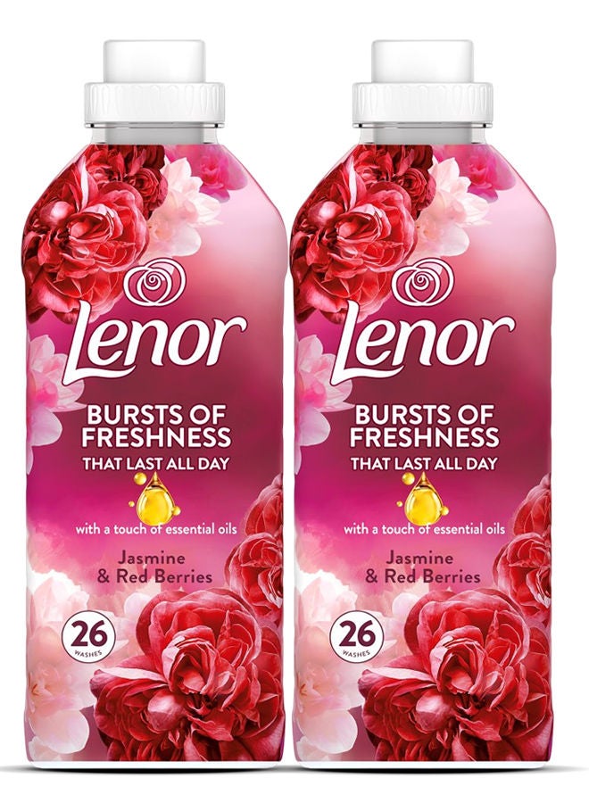 Fabric Softener Jasmine & Red Berries 2x858ML